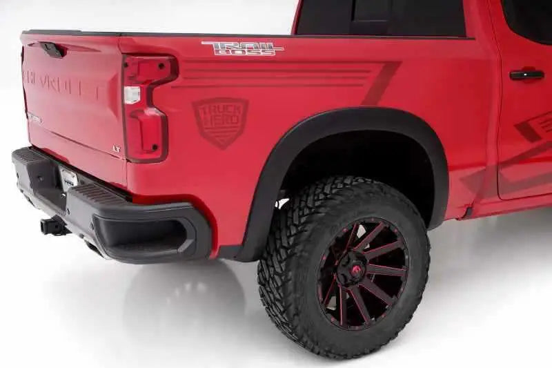 Lund 2019 Chevy Silverado 1500 SX-Sport Textured Elite Series Rear Fender Flares - Black (2 Pc.) sx140tb