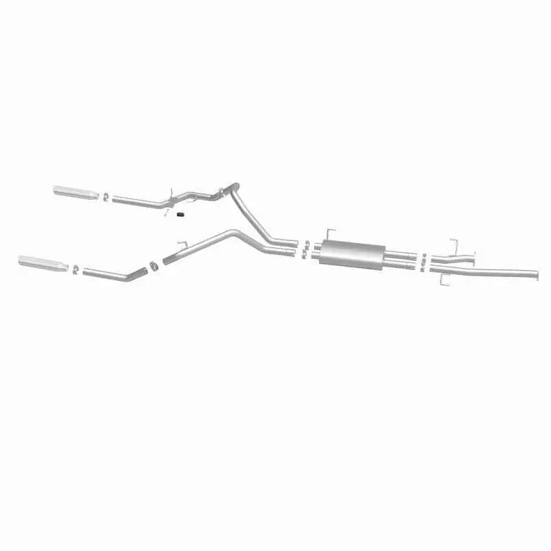 MagnaFlow 14 Toyota Tundra V8 4.6L/5.7L Stainless Cat Back Exhaust Dual Split Rear Exit 15305