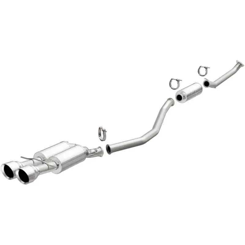 MagnaFlow 2017+ Honda Civic 1.5L 409 SS Single Exit Polished 4.5in Dual Tips Cat-Back Exhaust 19394