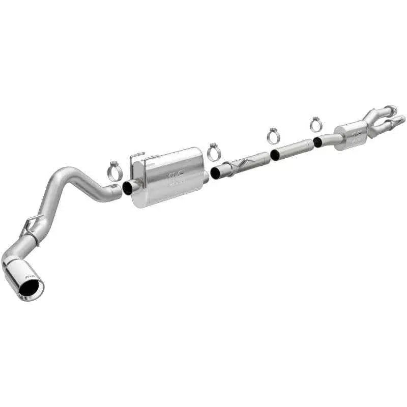 MagnaFlow 2020 Ford F250/F350 3.5in Street Series Cat-Back Exhaust Rear Passenger Exit-Polished Tip 19530