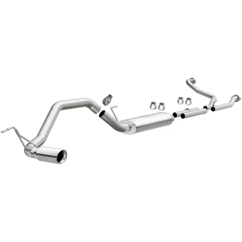 MagnaFlow CatBack 07-15 Nissan Titan V8 LGAS/LFLEX Single MF Polished Stainless Exhaust 19421