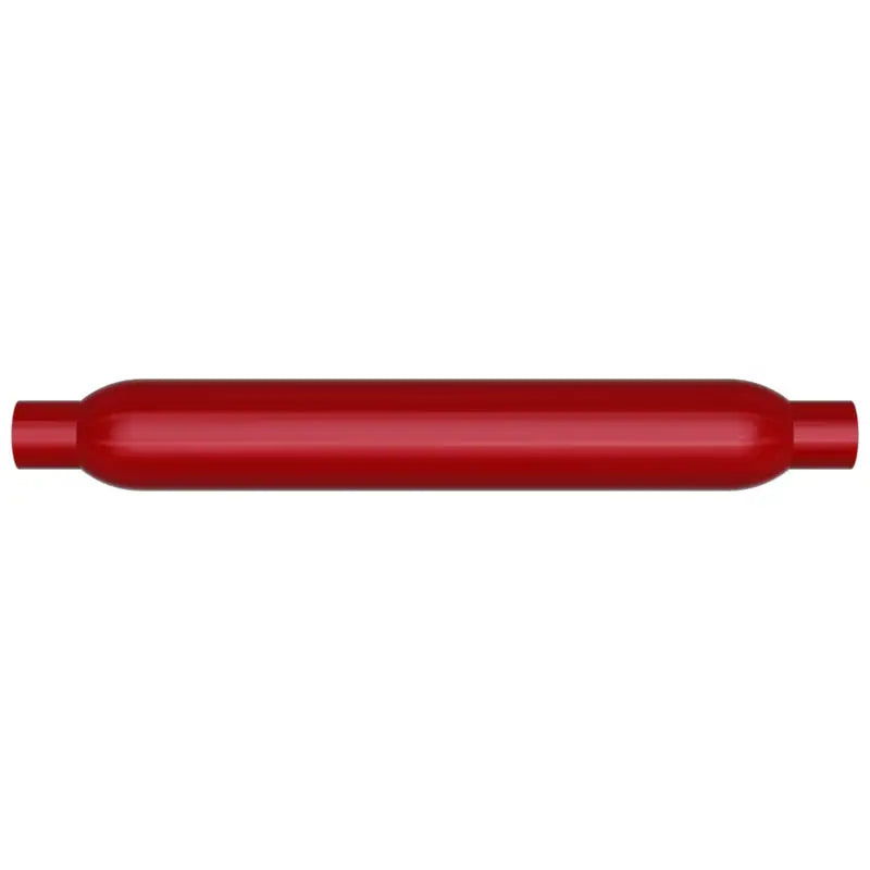 MagnaFlow Muffler Red Pack Series Glasspack 4in Rd 18in Body Length 3in/3in Inlet/Outlet mag13129