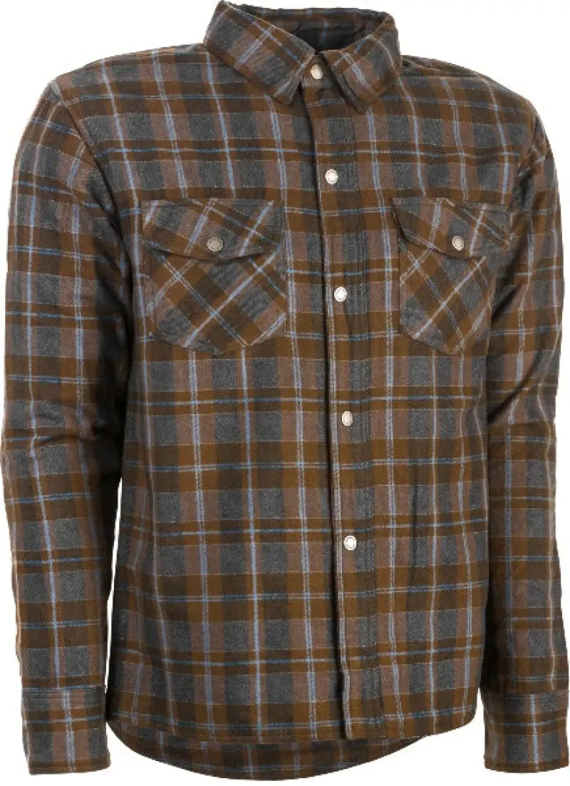 Marksman Flannel Brown/Tan Sm wps-489-1183s