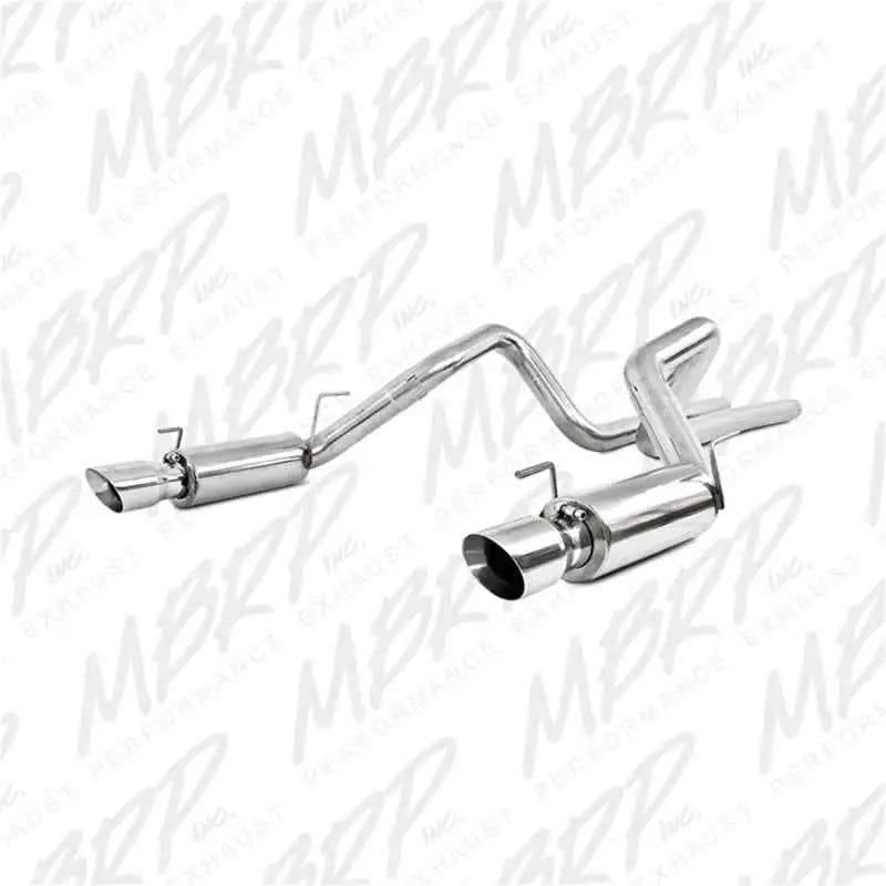 MBRP 05-09 Ford Shelby GT500 / GT Dual Split Rear Race Version, T409 4in Tips Exhaust System s7270409
