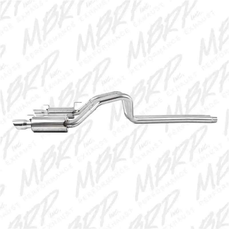 MBRP 05-09 Ford Shelby GT500 / GT Dual Split Rear Street Version 4in Tips T409 Exhaust System s7269409