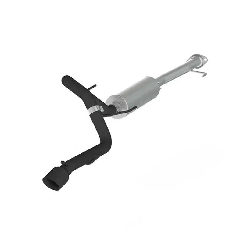 MBRP 10-18 Toyota 4 Runner BLK 4in O.D Tip Single Rear Exit 2.5in Cat Back Exhaust s5342blk