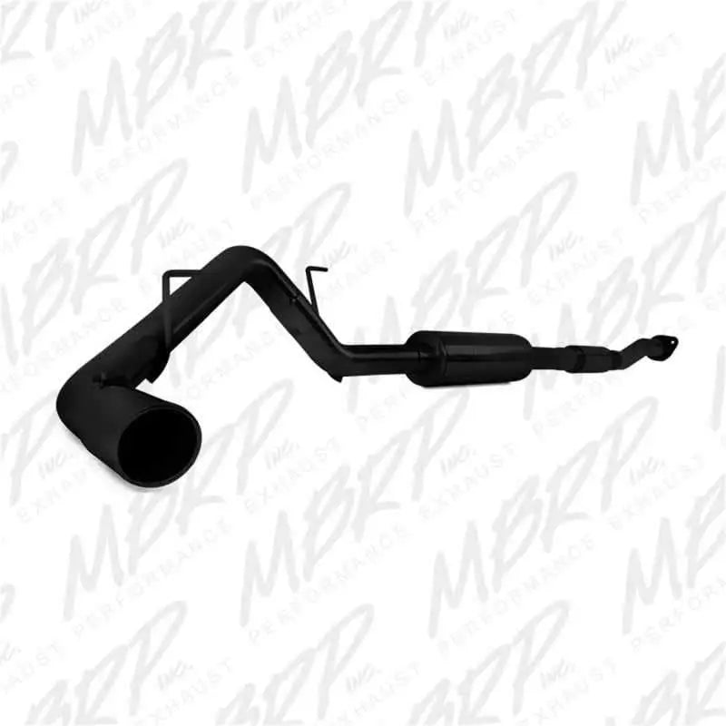 MBRP 11-14 Ford F150 3in Cat Back Single Side Exit Black Coated Exhaust System s5230blk