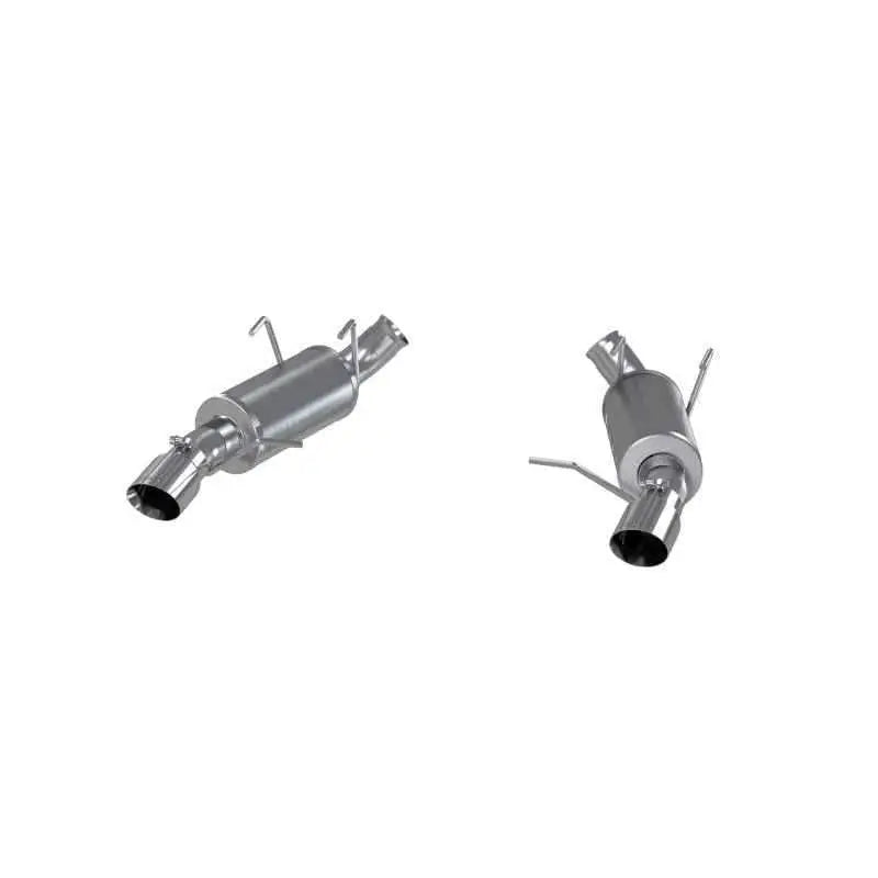 MBRP 11-14 Ford Mustang GT 5.0 3in Dual Muffler Axle Back Split Rear Alum Exhaust System s7225al