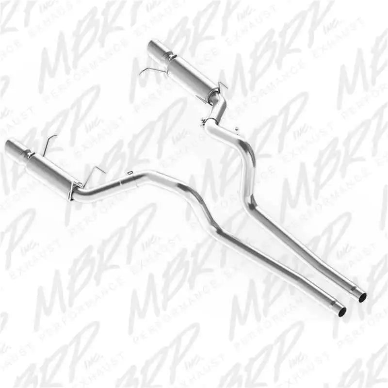 MBRP 11-14 Ford Mustang GT 5.0L Dual Split Rear Race Version AL 3in Cat Back Exhaust System s7264al