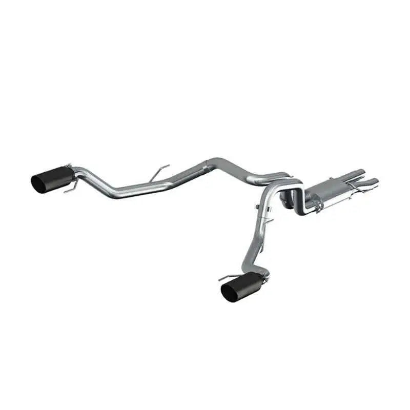 MBRP 17+ Ford F-150 Raptor 3.5L Ecoboost Dual Rear Exit T409 3in Resonater Back Exhaust System s5264409