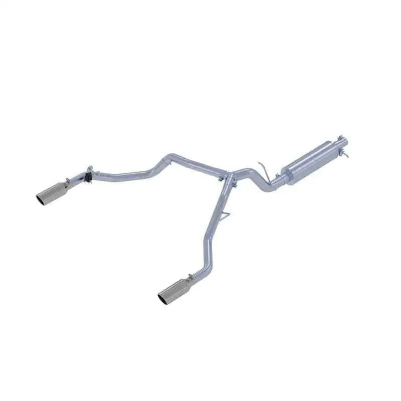 MBRP 19-20 Ford Ranger 2.3L T304 3in Dual Split Rear Outlet 4in OD Tips Cat Back Exhaust s5223304