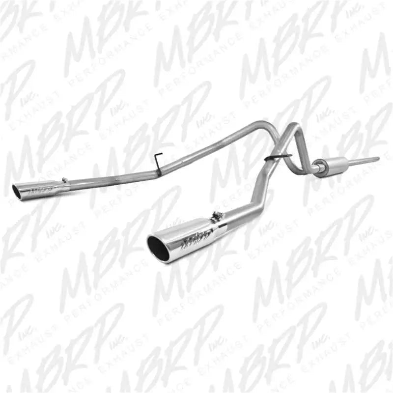 MBRP 2004-2008 Ford F150 4.6/5.4L EC/CC-SB Cat Back Dual Split Rear s5202al