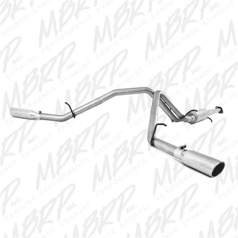 MBRP 2007-2008 Chev/GMC 1500 (Next Gen.) CC EC (excl. 8 bed) 4.8/5.3L/6.0L Cat Back Dual Split s5038al
