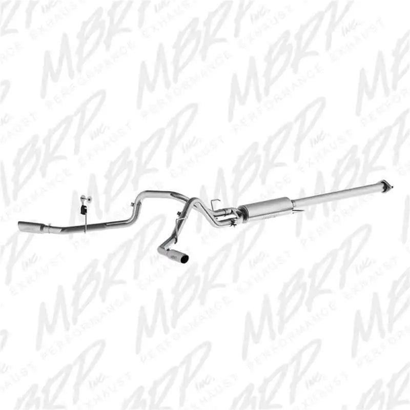 MBRP 2015 Ford F-150 2.7L / 3.5L EcoBoost 2.5in Cat Back Dual Side Split Alum Exhaust System s5254al