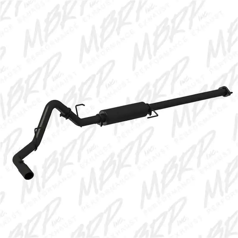 MBRP 2015 Ford F-150 2.7L / 3.5L EcoBoost 3in Cat Back Single Side Black Exhaust System s5253blk