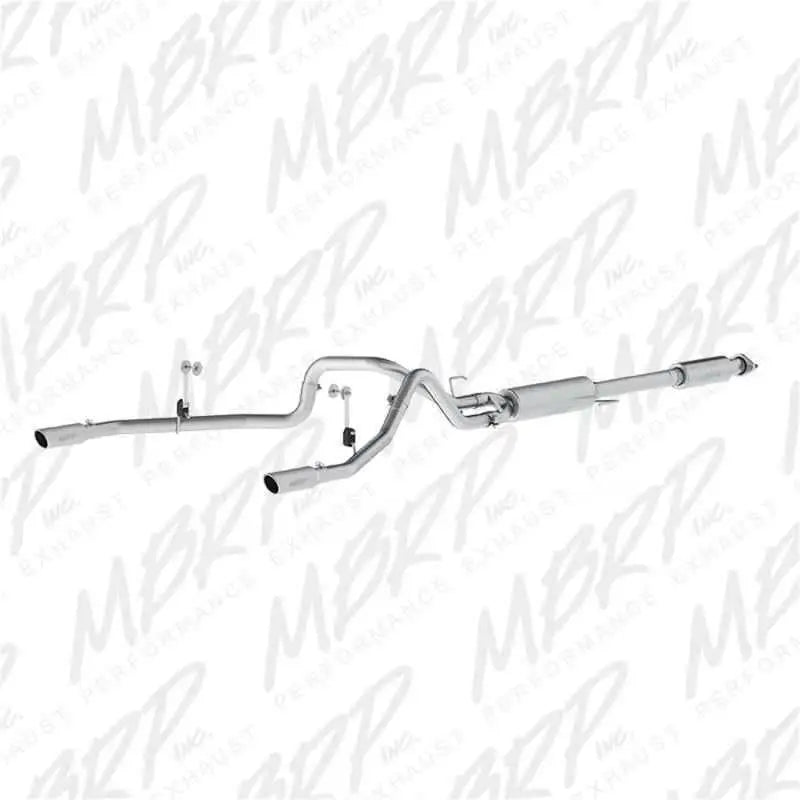 MBRP 2015 Ford F-150 5.0L 3in Cat Back Dual Split Rear Exit AL Exhaust System s5258al