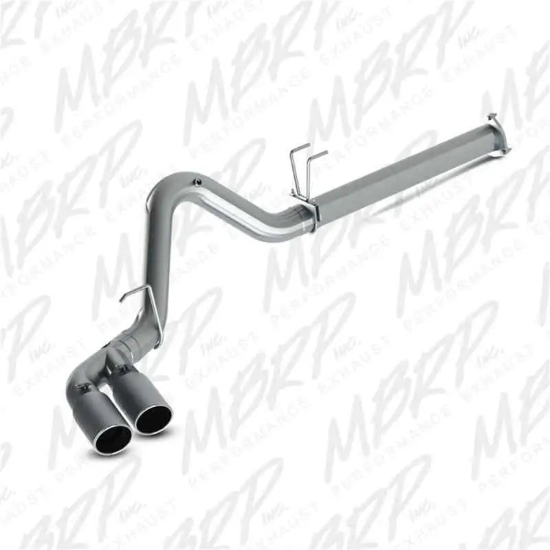MBRP 2015 Ford F250/350/450 6.7L 4in Filter Back Dual Single Side Exit 5in Tips T409 Exhaust s6288409