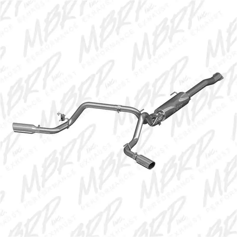 MBRP 2016 Toyota Tacoma 3.5L EC/CC Cat Back Dual Split Exit Alum Exhaust s5340al