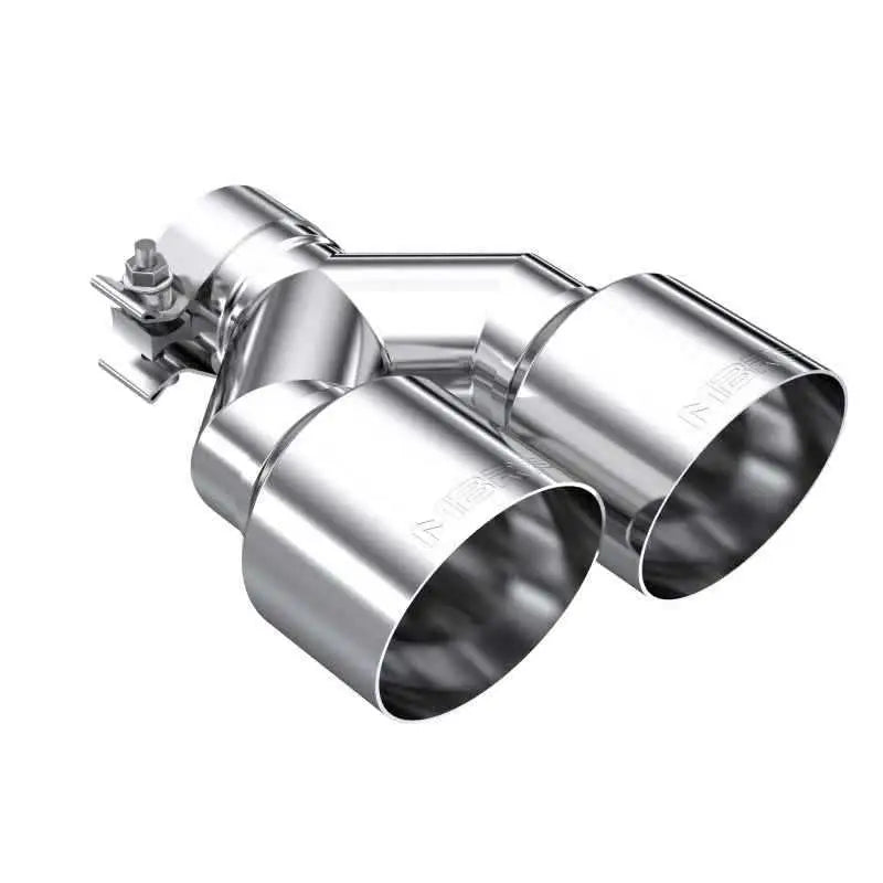 MBRP Universal T304 SS Dual Tip 4in OD/2.5in Inlet t5178