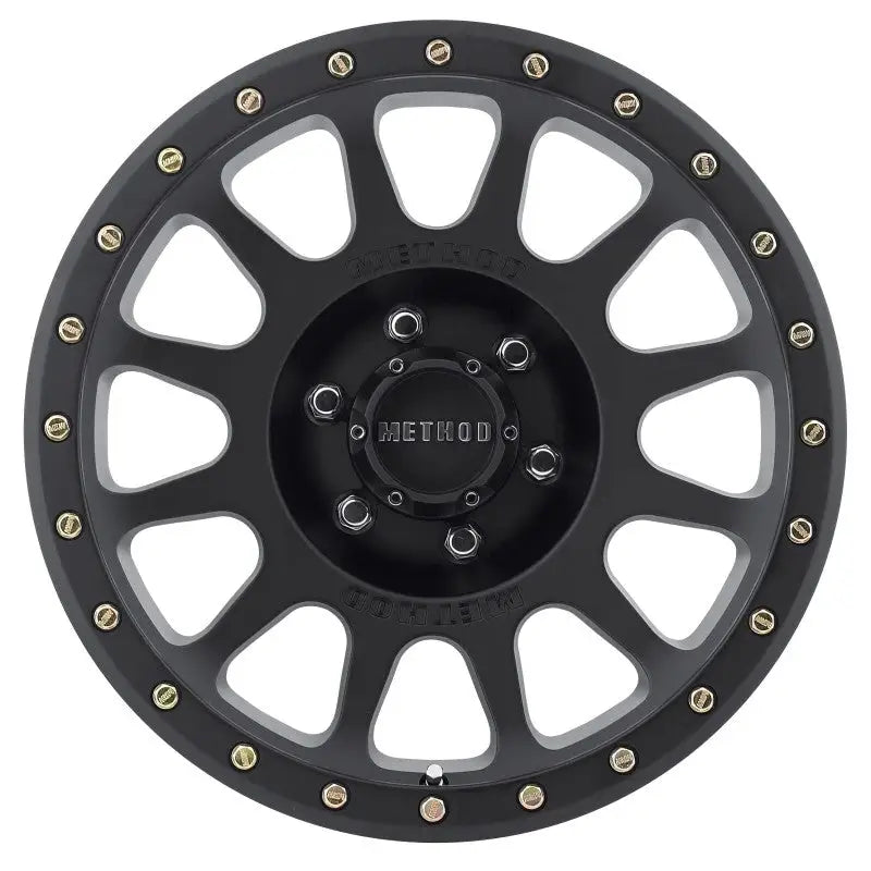 Method MR305 NV 18x9 0mm Offset 6x135 94mm CB Method Matte Black Street Loc Wheel mrwmr30589016500