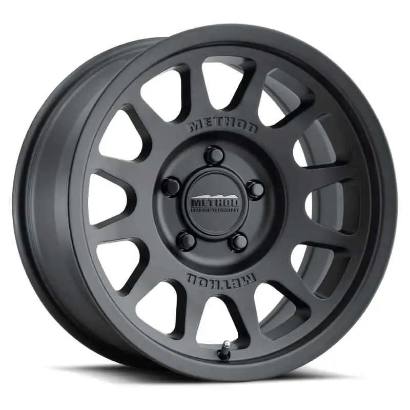 Method MR703 17x8.5 0mm Offset 5x5 71.5mm CB Matte Black Wheel mr70378550500