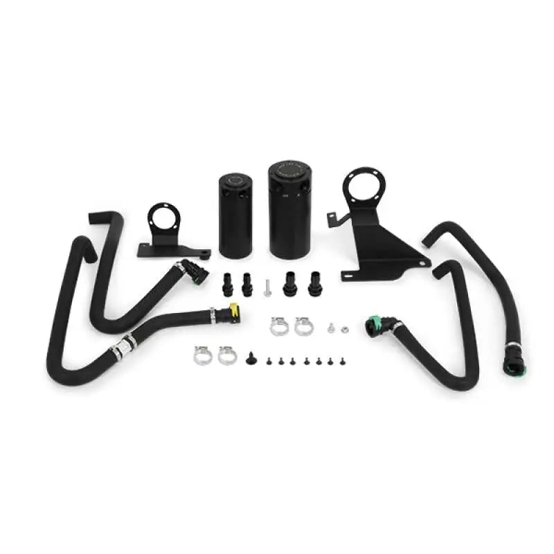 Mishimoto 11-14 Ford F-150 EcoBoost 3.5L Baffled Oil Catch Can Kit - Black mmbcc-f35t-11sbe
