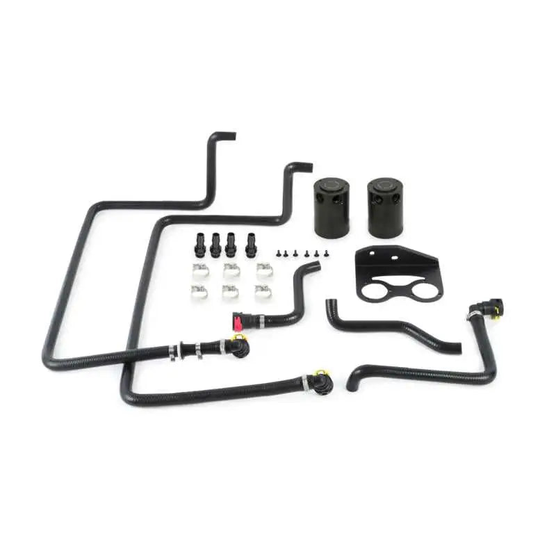 Mishimoto 15-16 Ford F-150 EcoBoost 3.5L Baffled Oil Catch Can Kit - Black mmbcc-f35t-15sbe