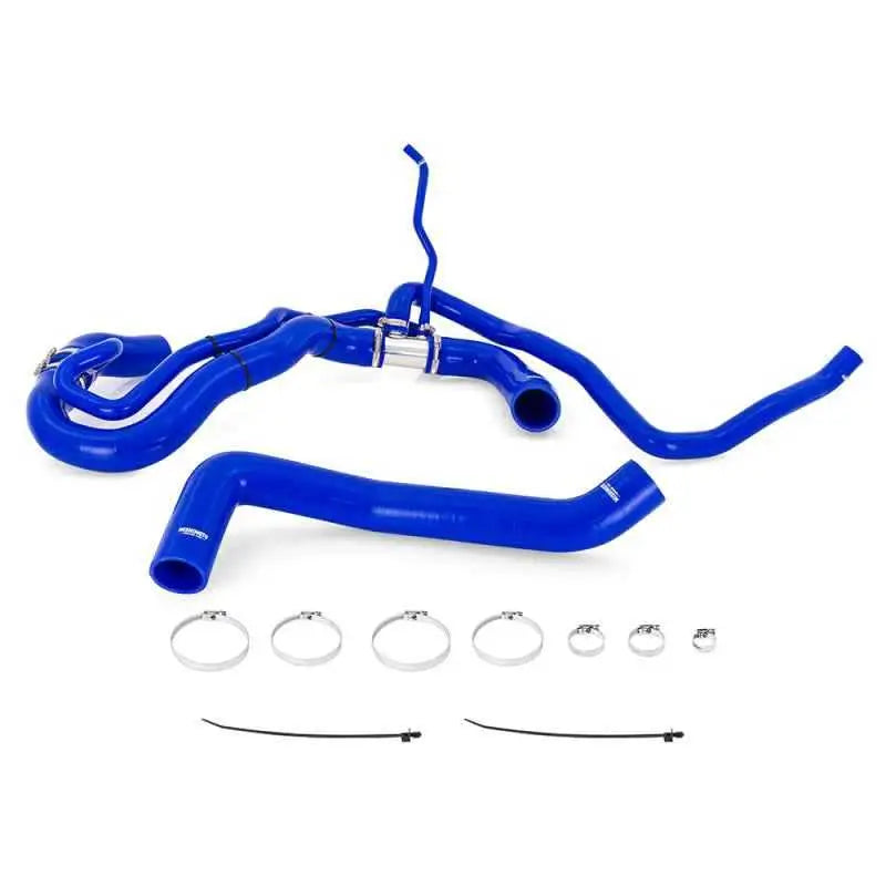 Mishimoto 17-19 Chevrolet Duramax 6.6L L5P Blue Silicone Radiator Hose Kit mmhose-dmax-17bl
