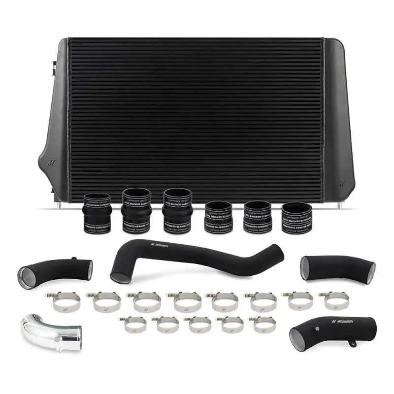 Mishimoto 17-19 GM L5P Duramax Intercooler Kit - Black w/ WBK Pipes mmint-dmax-17kbkbk