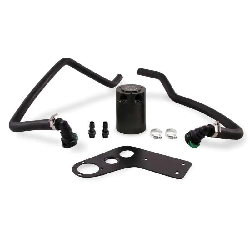 Mishimoto 2015+ Ford Mustang GT Baffled Oil Catch Can Kit - Black mmbcc-mus8-15pbe