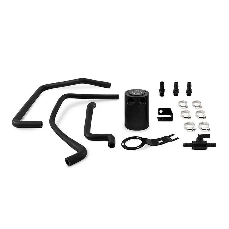 Mishimoto 2016+ Mazda Miata Baffled Oil Catch Can Kit - Black mmbcc-mia-16pbe