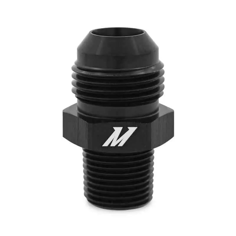 Mishimoto Aluminum -4AN to 1/8 NPT Fitting - Black mmft-ada-0418