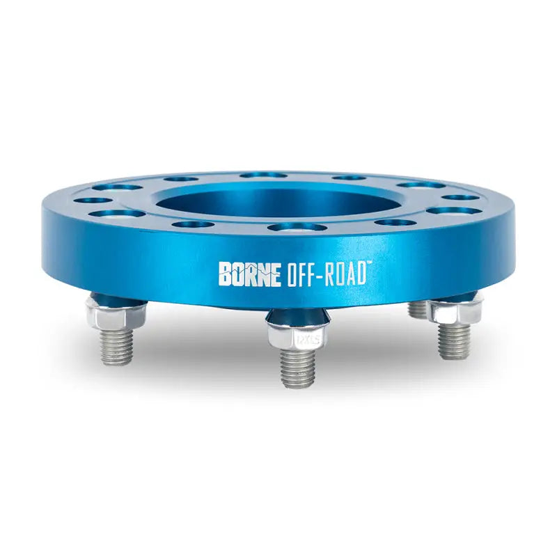 Mishimoto Borne Off-Road Wheel Spacers - 6x139.7 - 93.1 - 25mm - M12 - Blue misbnws-001-250bl