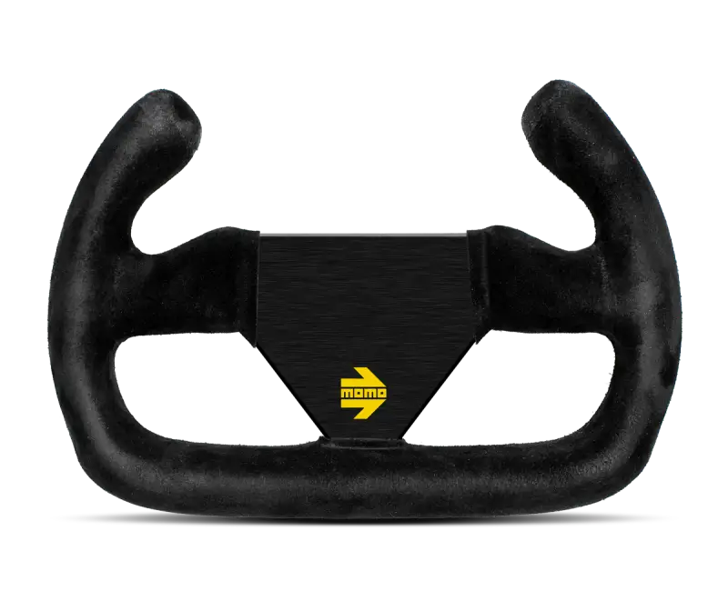 Momo MOD12/C Steering Wheel 250 mm - Black Suede/Black Spokes momr1922c-25s