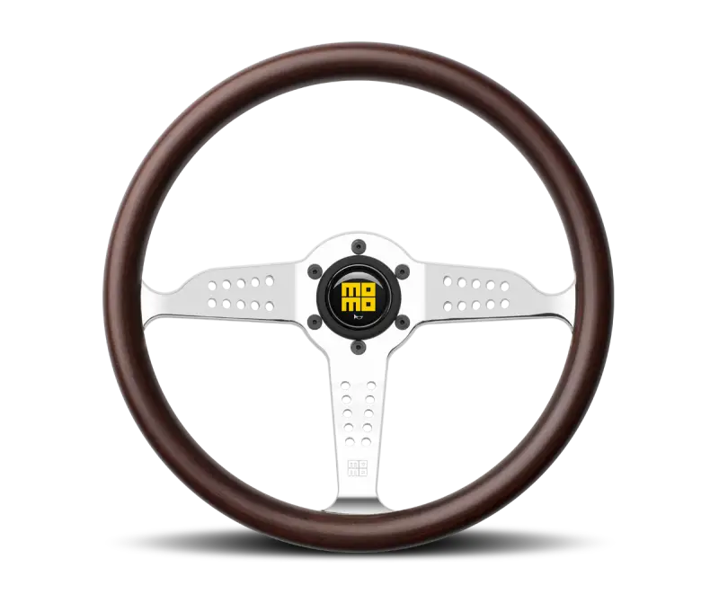 Momo Super Grand Prix Steering Wheel 350 mm - Mahogany Wood/Pol Spokes momgra35wd0p