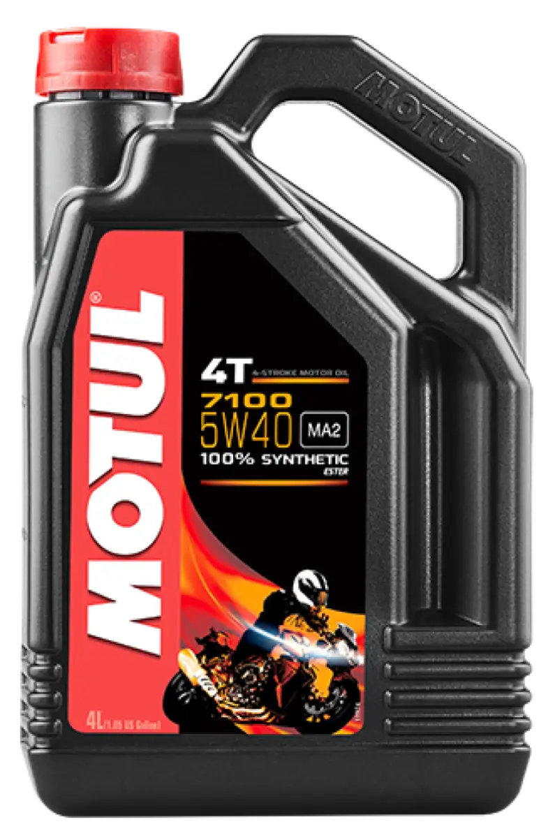 Motul 4L 7100 Synthetic Motor Oil 5W40 4T - Case of 4 mot104087