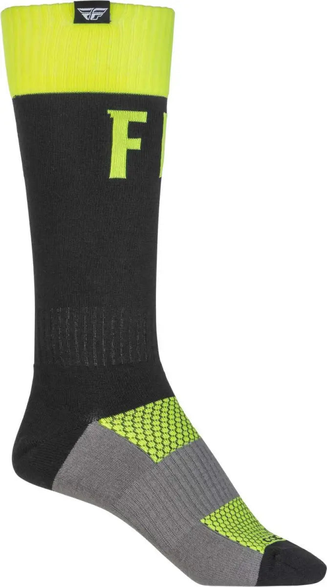 Mx Pro Socks Hi Vis/Black Sm/Md wps-350-0530s