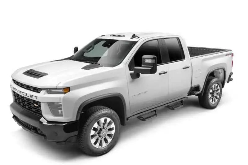 N-Fab Predator Pro 19-20 Chevy/GMC 1500 Double Cab - Cab Length - Tex. Black PRC1971QC-TX
