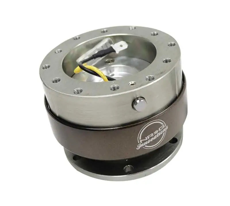 NRG Quick Release Gen 2.0 - Gunmetal Body / Titanium Chrome Ring srk-200gm