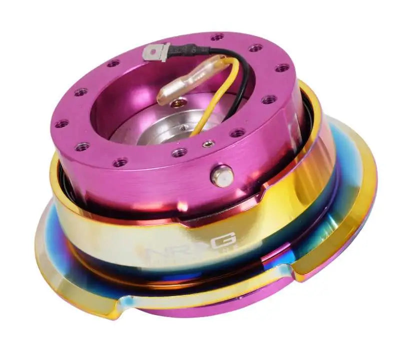 NRG Quick Release Gen 2.8 - Purple Body / Neochrome Ring srk-280pp-mc