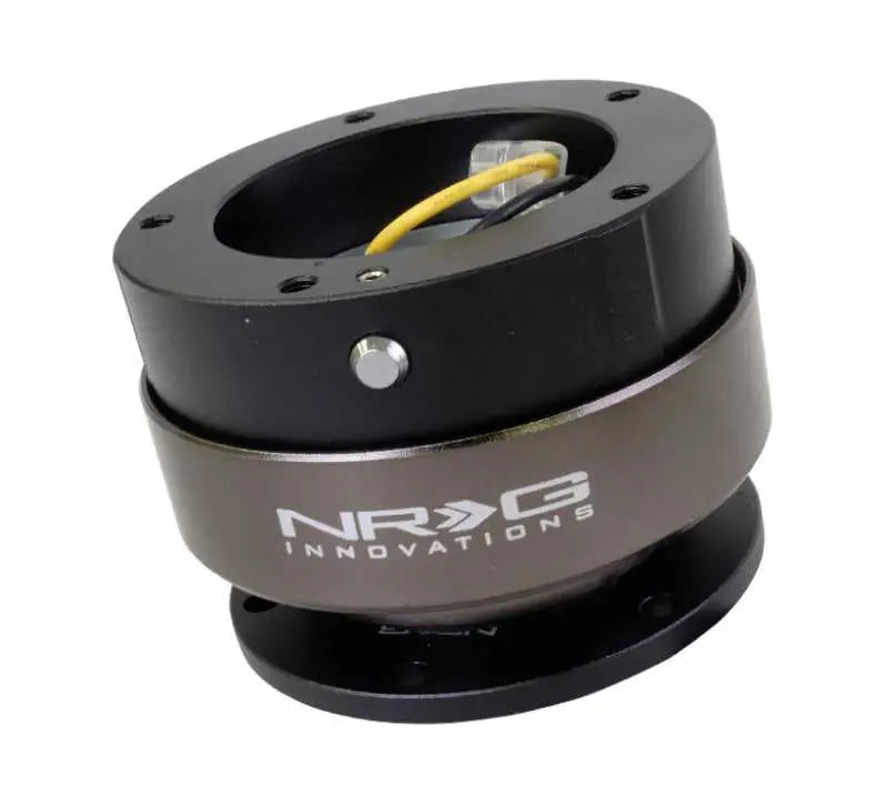 NRG Quick Release Kit Gen 2.5 - Black / Black Ring (5 Hole) srk-350bk