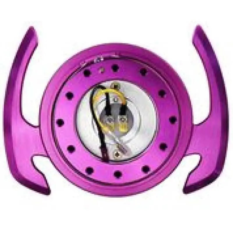 NRG Quick Release Kit Gen 4.0 - Purple Body / Purple Ring w/ Handles srk-700pp