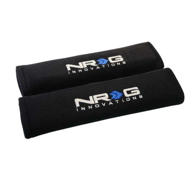 NRG Seat Belt Pads 2.7in. W x 11in. L (Black) Short - 2pc sbp-27bk