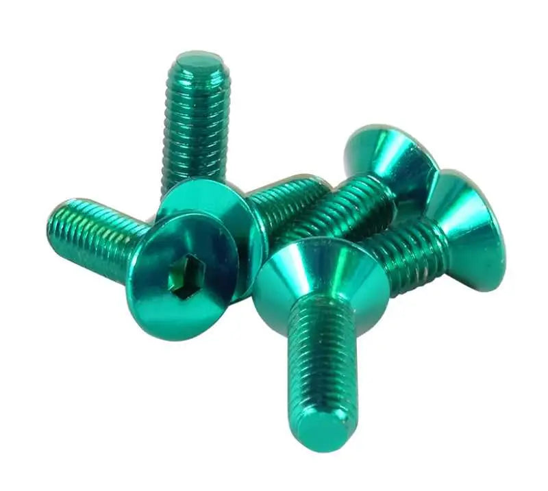 NRG Steering Wheel Screw Upgrade Kit (Conical) - Green sws-100gn