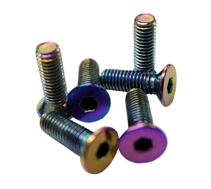 NRG Steering Wheel Screw Upgrade Kit (Conical) - Neochrome sws-100mc