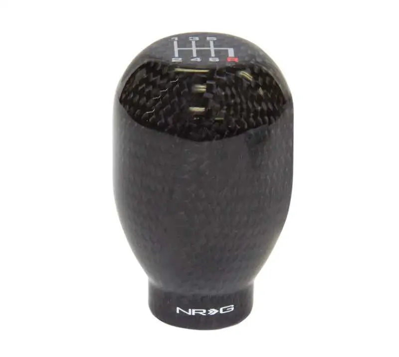 NRG Universal Shift Knob 42mm - Heavy Weight 480G / 1.1Lbs. - Black Carbon Fiber (6 Speed) sk-100bc-1-w