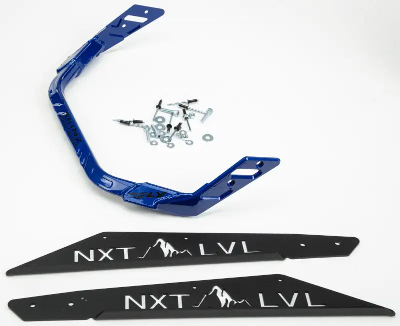 NXPRB225-FBK/PBL Pro Armor Nxt Lvl Rear Bumper Black/Blue Pol wps-241-04047nlbpb