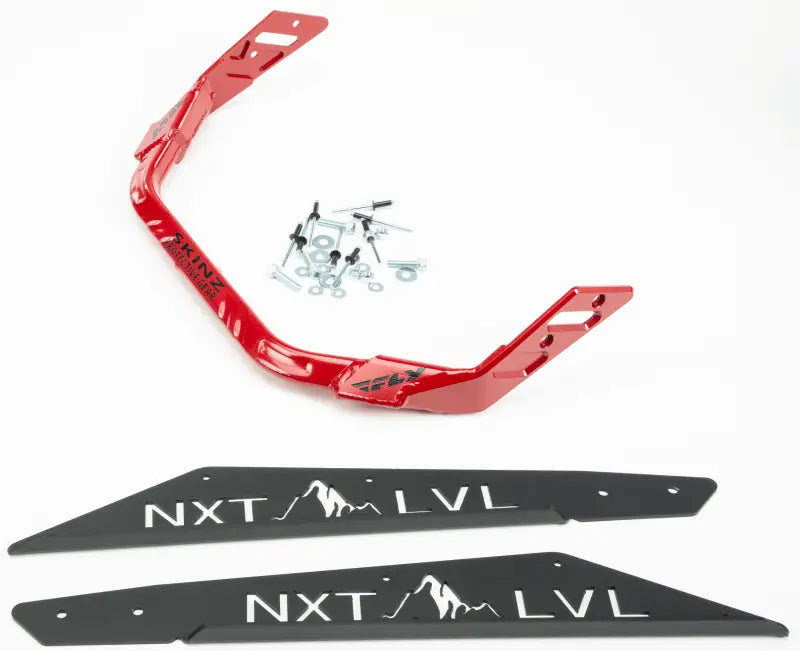 NXPRB225-FBK/SRD Pro Armor Nxt Lvl Rear Bumper Black/Red Pol wps-241-04047nlbsr