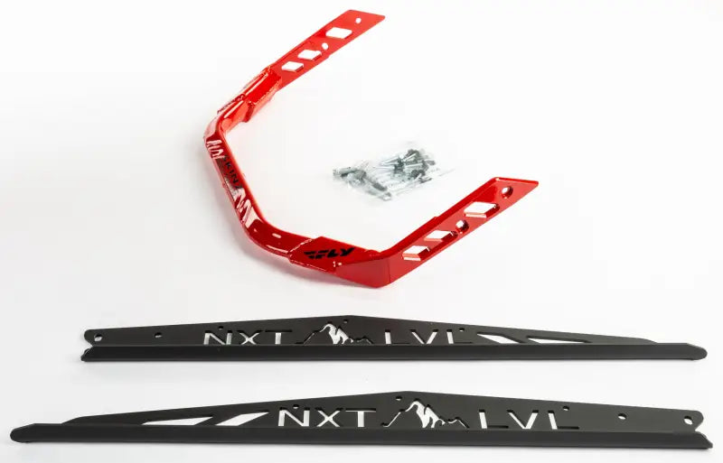 NXPRB226-FBK/RD Pro Armor Nxt Lvl Rear Bumper Blk/Red Pol Axys Rmk 155 S/M wps-241-04047nlbr