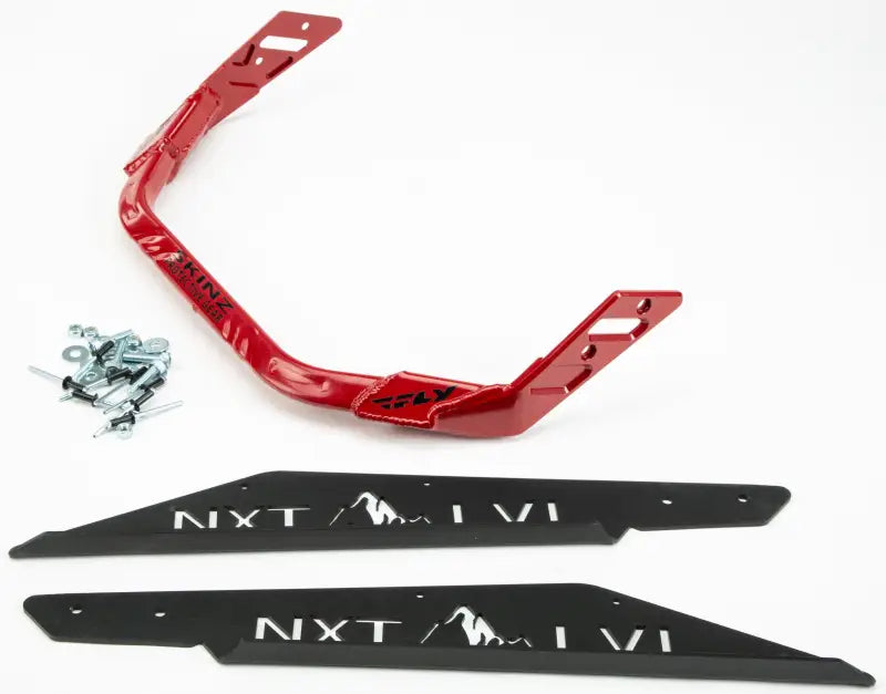 NXPRB226-FBK/SRD Pro Armor Nxt Lvl Rear Bumper Black/Red Pol wps-241-04046nlbsr